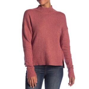Melrose & Market Mock Neck Boucle Pullover Sweater